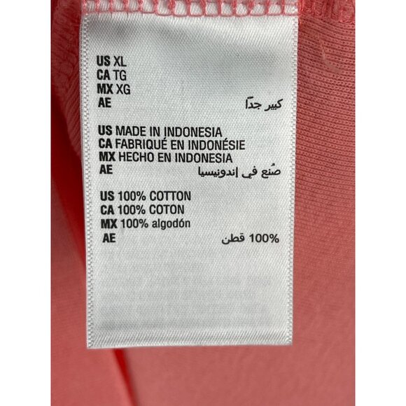 Style & Co. Womens Size XL Boatneck Tank Salmon Rose 100% Cotton - Picture 9 of 9